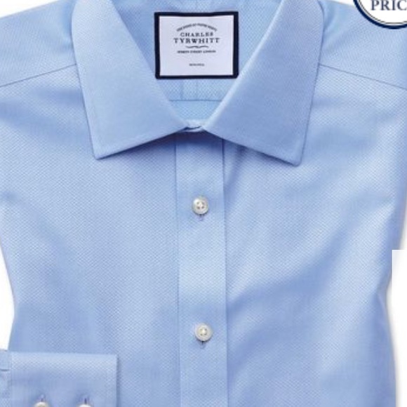 charles tyrwhitt blue shirt